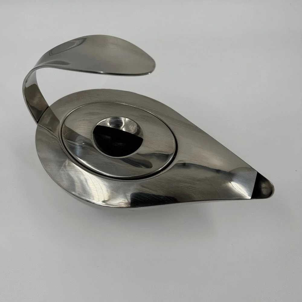 Bodum Naoko Teapot Stainless Steel‎ Carsten Jorgensen Design Genie Lamp MCM
